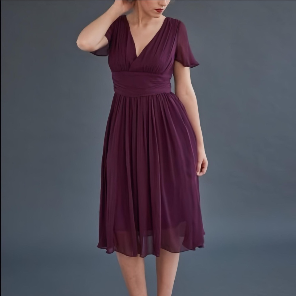 🍇 Joanie Clothing “Gracie” Dress – Plum Purple – Size US 10   🍇